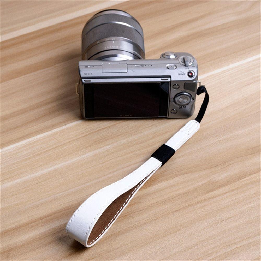 PU Leather Camera Hand Grip DSLR SLR Camera Wrist Strap Camera Strap   Camera Accessories