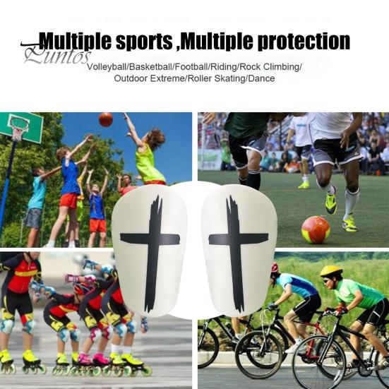 1 Paar Mini-Schienbeinschoner für Fußball, rutschfest, für Kinder, Teenager, Erwachsene, Fußballspieler, Miniatur-Schienbeinschoner, Schutzausrüstung für Fußballspiele