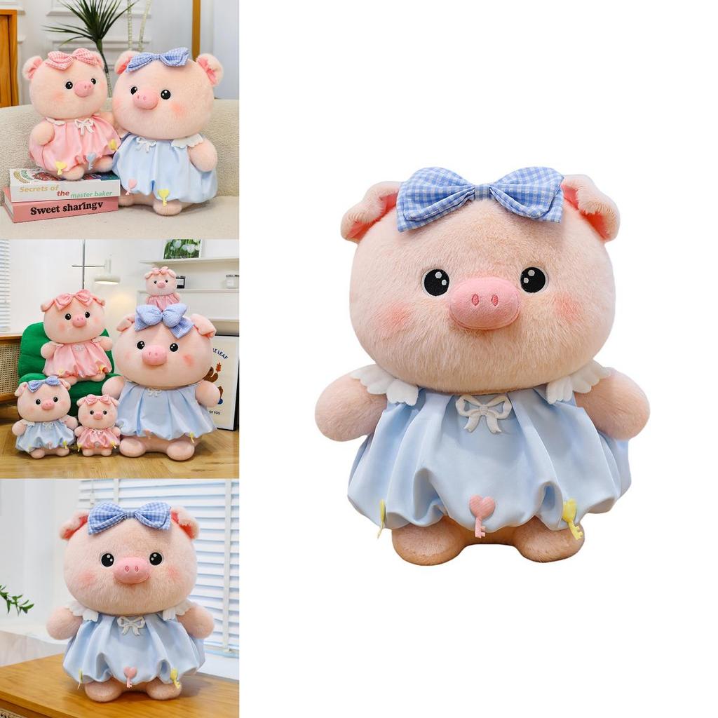 Plush Pig Keychain Toy With Soft Pp Cotton For Romantic Gift And Wedding Celebration