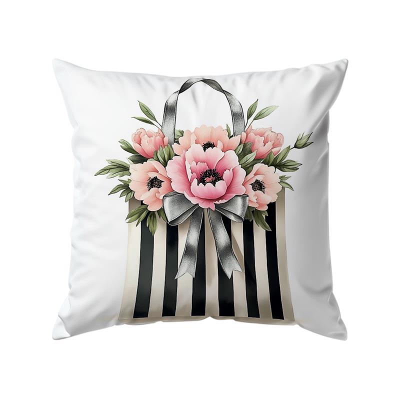Fashion Women Cushion Pillowcase Printed Polyester 45X45Cm Throw Pillowcover Decorative Sofa Cushion Pillowslip Home Decor