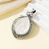 Water Drop Shell Alloy Pendant Necklace With Electroplating For Fashionable Women