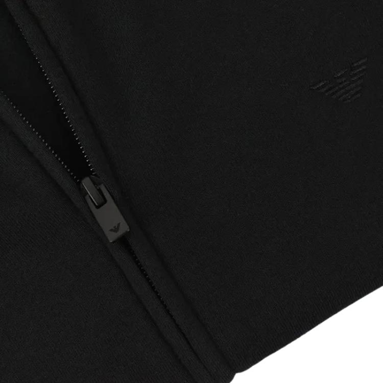 Emporio Armani Logo Print Zip-Up Stand Collar Long Sleeve Jacket Men Jackets EM001866-AF14976-UC001