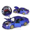 WELLY 1/24 Lmpreza Performance APR Subaru Alloy Miniature Scale Car Model Diecast Metal Collection Childrens Toy Vehicles Gifts