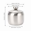 with Lid Condiment Pot Airtight Sugar Bowl Condiment Organizer Seasoning Jar  Restauran