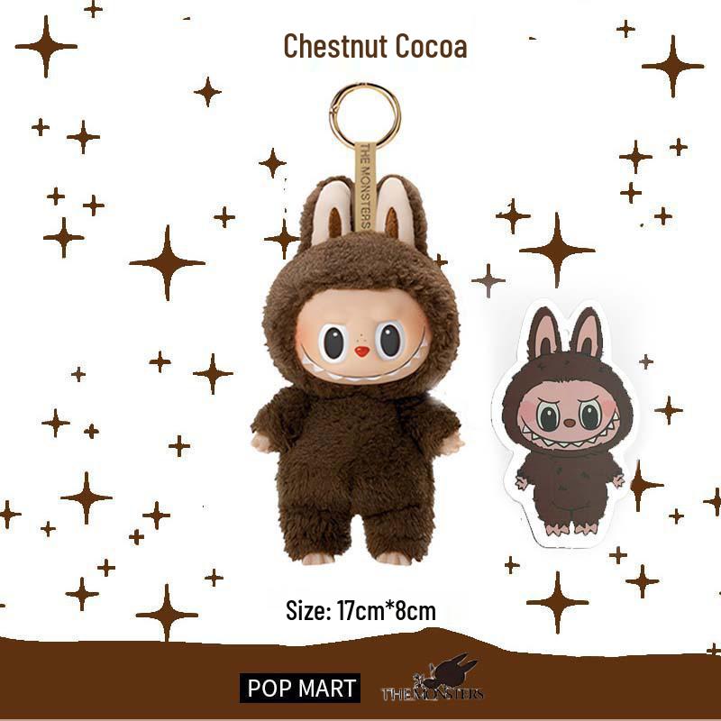 Labubu Gen 1 Bubble Series Matte Vinyl Keychain Plush Doll Gift