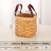 March 8th Women's Day Handmade Woven Flower Basket