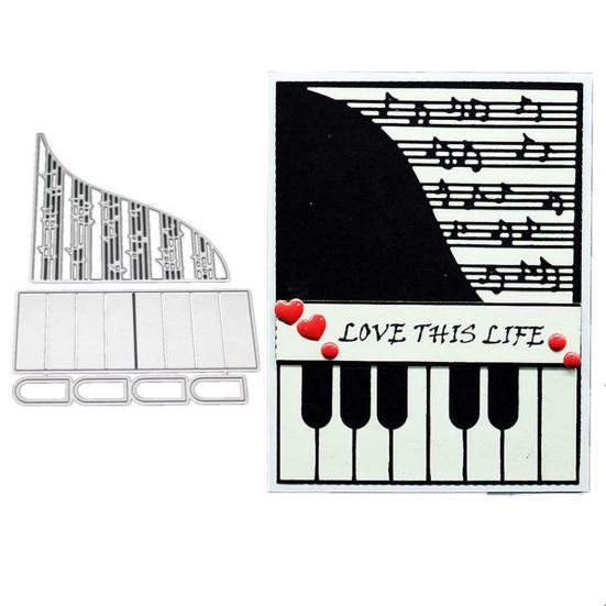 

Piano Metal Cutting Dies DIY Scrapbook Emboss Paper Cards Album Craft
