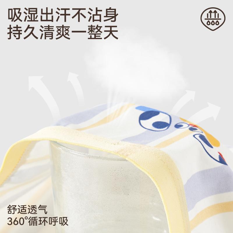 Children's Pure Cotton Underwear with Silk Antibacterial Crotch
