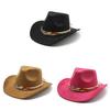 Ethnic Style Fedora Hat With Water Ripple Embellishments For Women Men And Performance Use