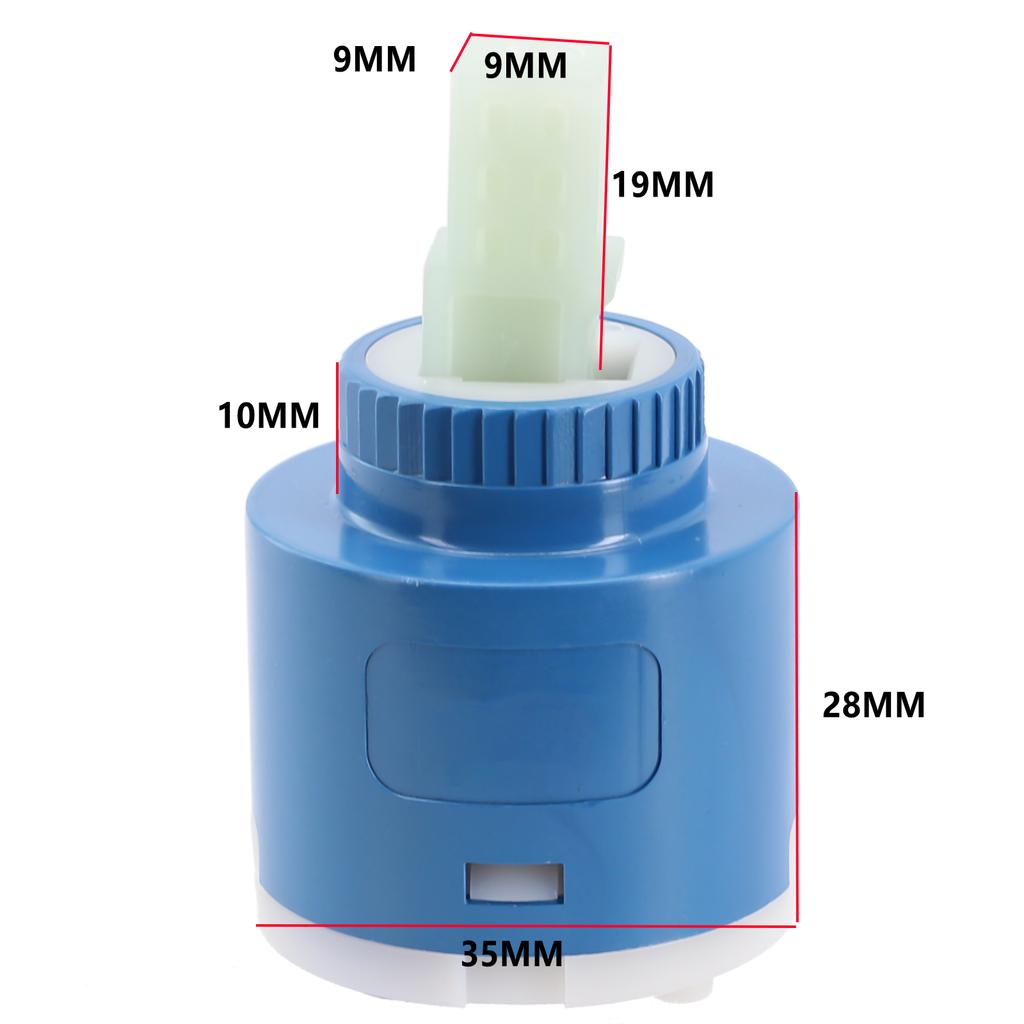 Ceramic Cartridge Mixing Faucet Water Ceramic 35mm Hot cold Mixing Cartridge HD Ceramics Faucet For High Pressure