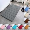 Ground Coral Fleece Mats Bathroom Rug Non Slip Dirt Resistant Floor Mat Toilet