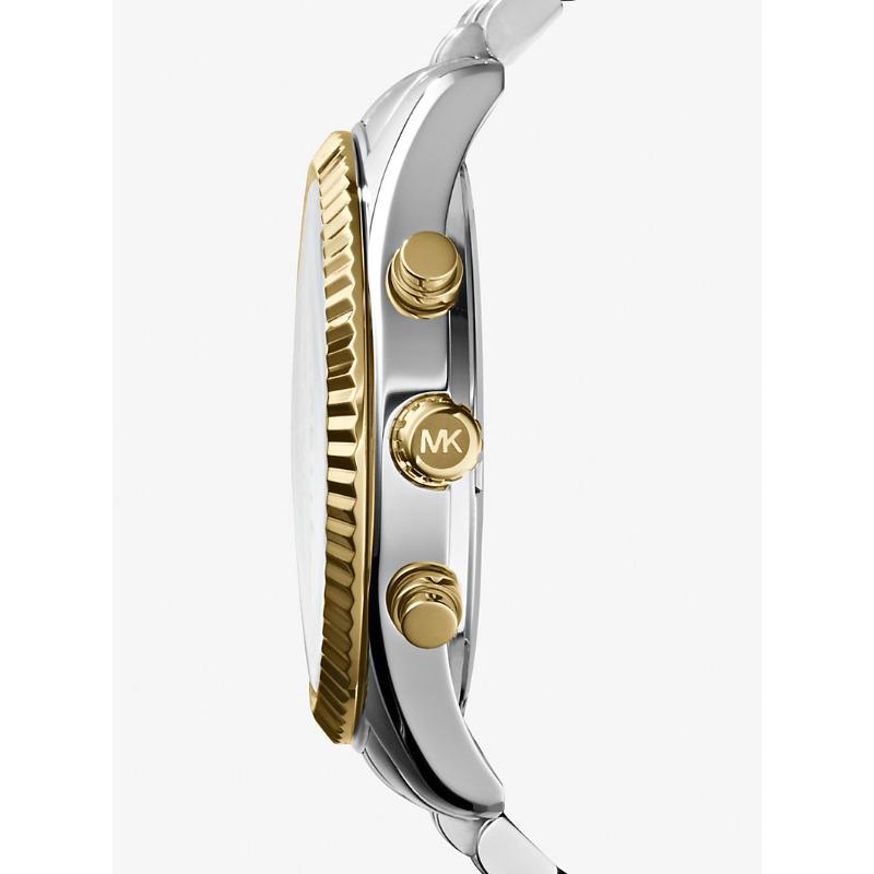 Michael Kors Oversized Lexington Two-Tone Watch MK8344