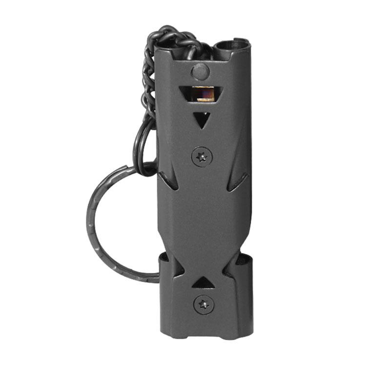 Stainless Steel High-Frequency Survival Whistle for Outdoor Rescue and Earthquake Relief