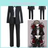 Danganronpa Byakuya Togami Cosplay Kostým Vysoce Kvalitní Černá Bunda Kalhoty Košile