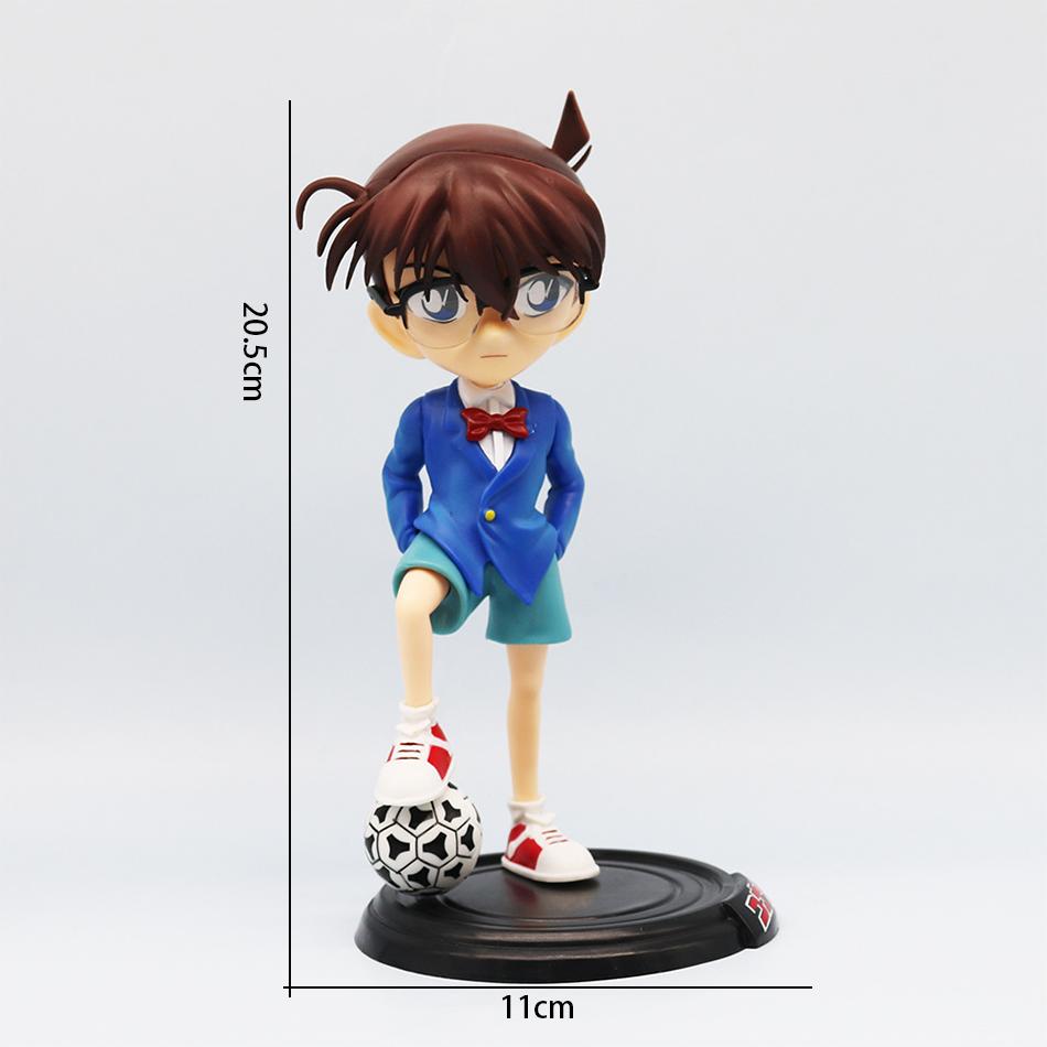 New Anime Detective Conan Figure Lk Kudou Shinichi Edogawa Konan Anime Action Figurines Pvc Collectible Model Statue Doll Kids T