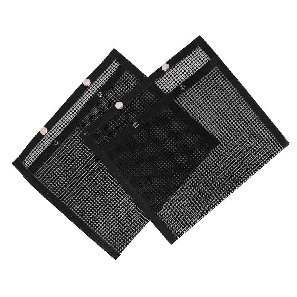 2 Pieces Barbecue Mesh Grilling Bags, Reusable Heat Resistant Fiberglass Grilling Pouches with Non-Stick, for Picnic Barbecues