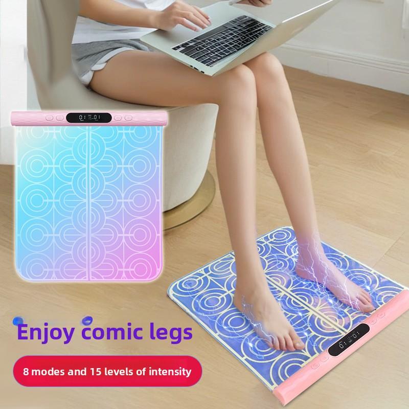 New Foot Massager Home Foot Therapy Machine Calf Physiotherapy Instrument Colorful Foot Pad Foot Plantar Pulse Leg Beauty Artifact