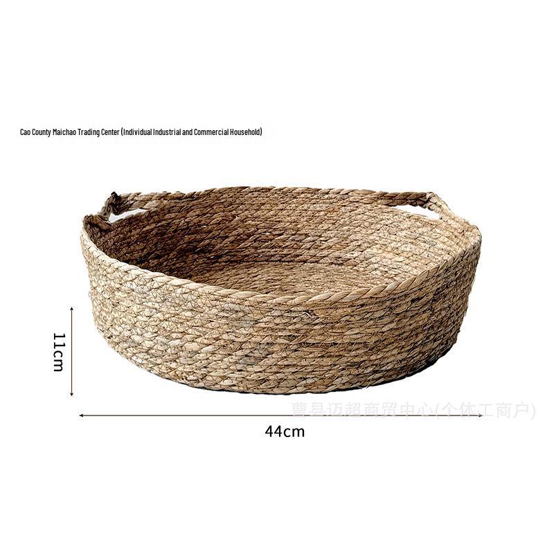 Pletená postel pro mazlíčky na všechna roční období: Prodyšný dům pro kočky a psy odolný proti skvrnám.