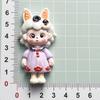 Big Card Rabbit Ear Hat DIY Resin Accessories for Phone Cases, Hair Clips, Refrigerator Stickers, and Ornaments