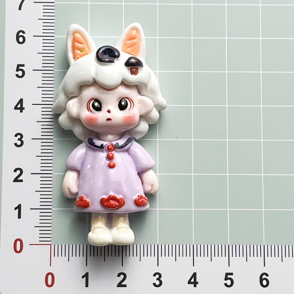 Big Card Rabbit Ear Hat DIY Resin Accessories for Phone Cases, Hair Clips, Refrigerator Stickers, and Ornaments