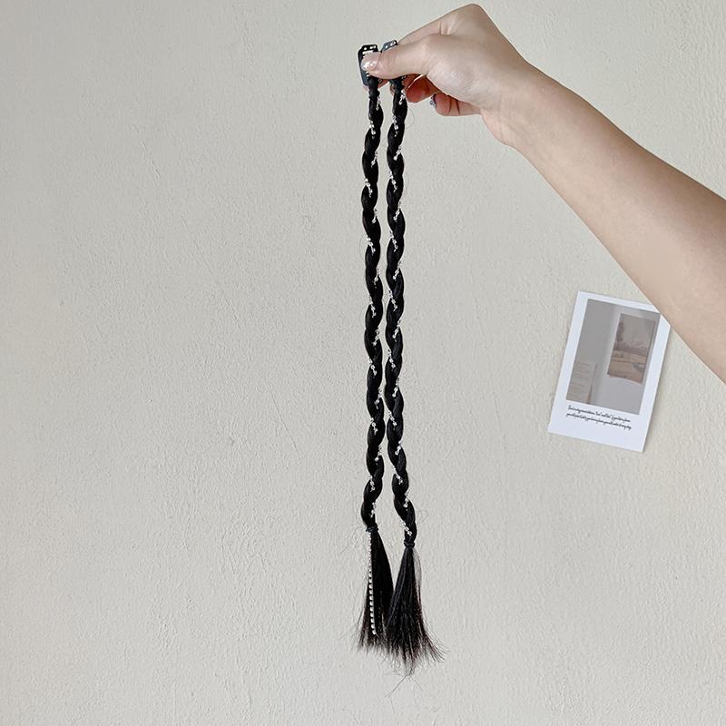 Neues einfarbiges Haarfärbemittel Twist Haarband Damen Koreanischer Sportstil Stirnband Joker Boxzopf Mode Mädchen Haaraccessoires