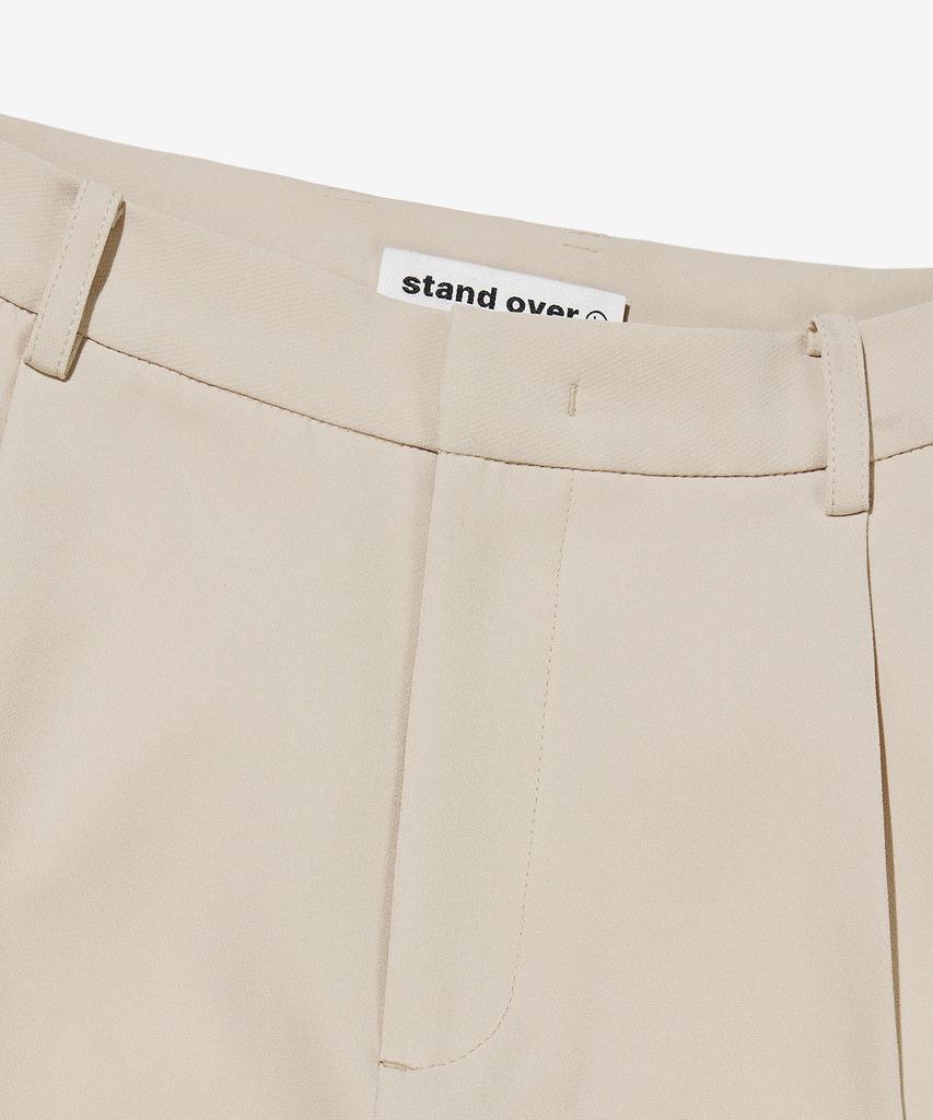 Seutaendeuobeo Semi-Wide Slacks [Ash Cream]