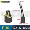 MEIMRSHLY E101 DC Motor Brushes - Sizes: 12.5, 16, 20, 25, 32, 40, 50, 60