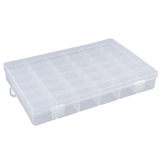 

Transparent Bead Organizer Box with Removable Compartments PP 36 Grids Anti-deformation Bead Storage Case for Jewelry прозрачный