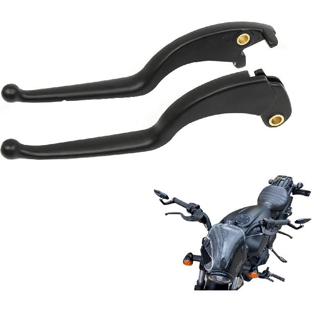 BAIONE Motorcycle Brake Clutch Levers Replacement for Indian Scout/Scout Sixty/Scout Bobber ABS 2017-2021 (2017-2021, Black)