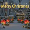 LED Solar Christmas Flower Poinsettia Artificial Flower Light, Suitable for Decorating Christmas Gardens, Lawns, and Courtyards