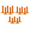 Rubber Golf Tee Set for Practice And Driving Range - Pack of 5