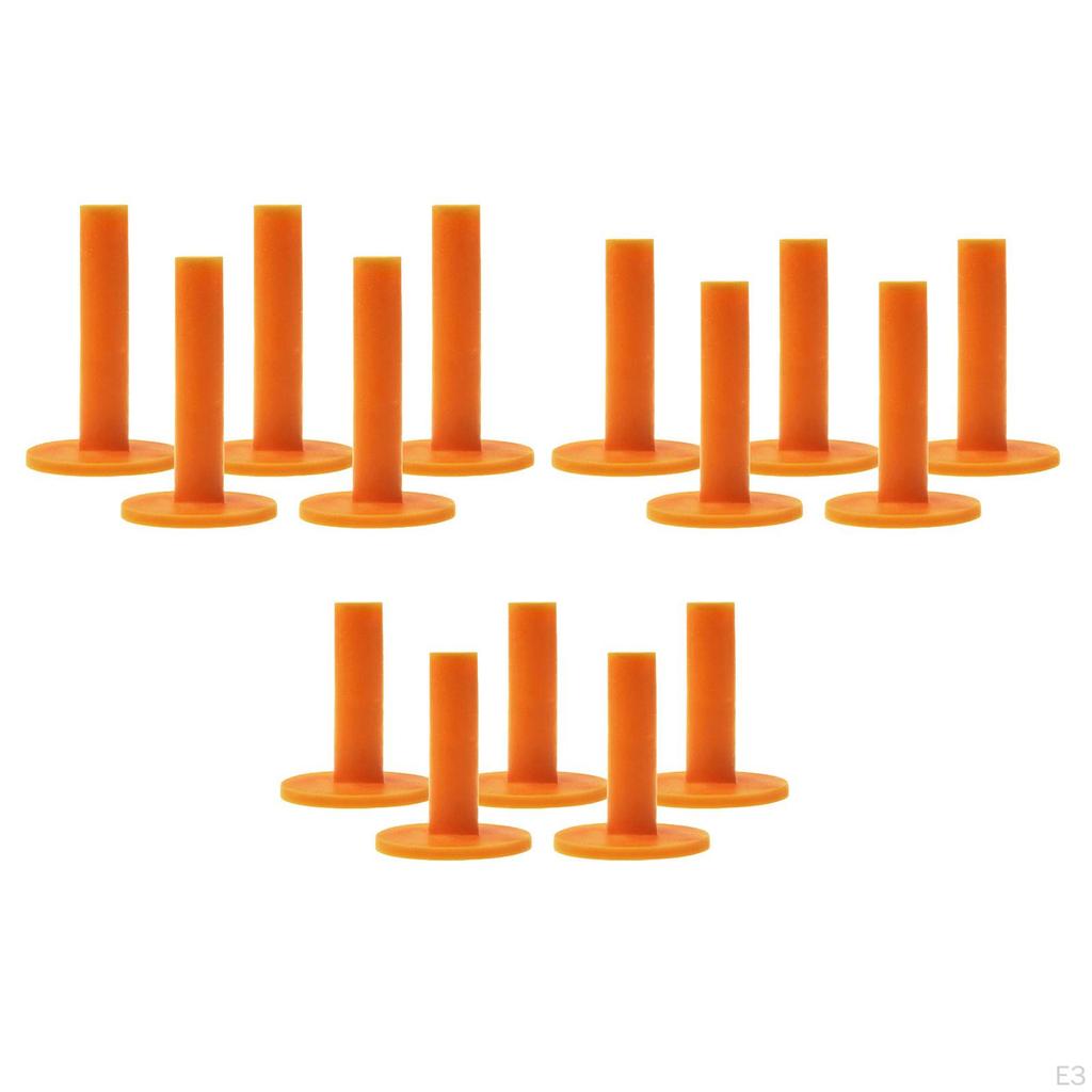 Rubber Golf Tee Set for Practice And Driving Range - Pack of 5