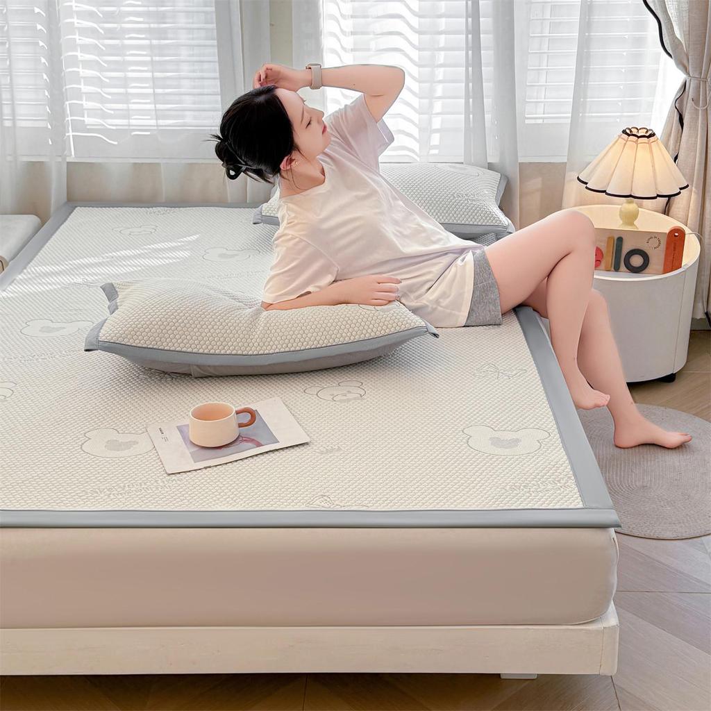 2026 A-Class Summer Cooling Ice Bean Three-Piece Bedding Set for Single Bed