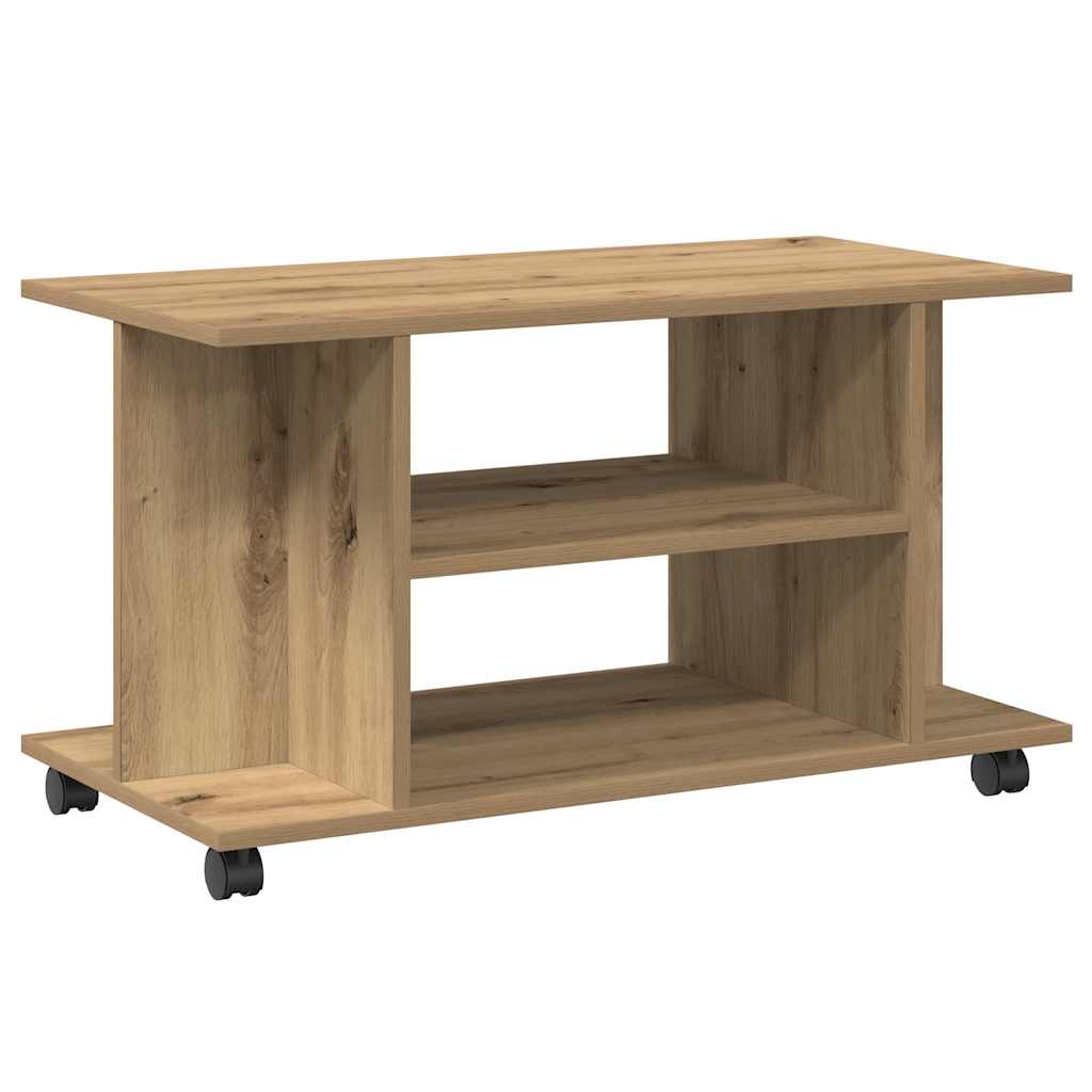 Vidaxl TV Cabinet, Artisan Oak, 80X40X45Cm, Wood-Based Material