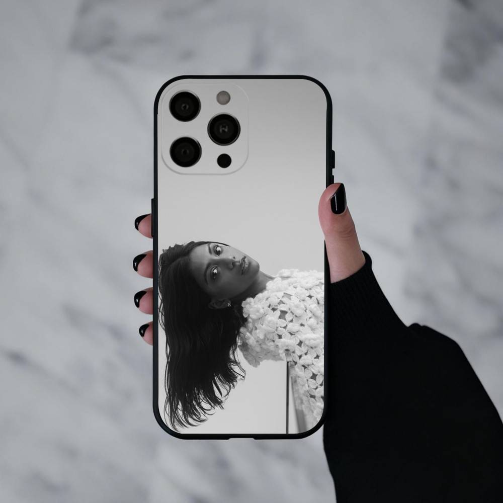 

Actress Charithra Chandran Phone Case For iPhone 17pro, 16,15,14,13,12,11 X XR Plus,Others Soft Black Cover iPhoneXSMAX