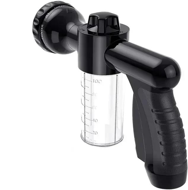 

One Nozzle, Endless Uses. Adjustable Jet Sprayer for Car, Garden, Patio & Pet Washing - Saves Water. чёрный