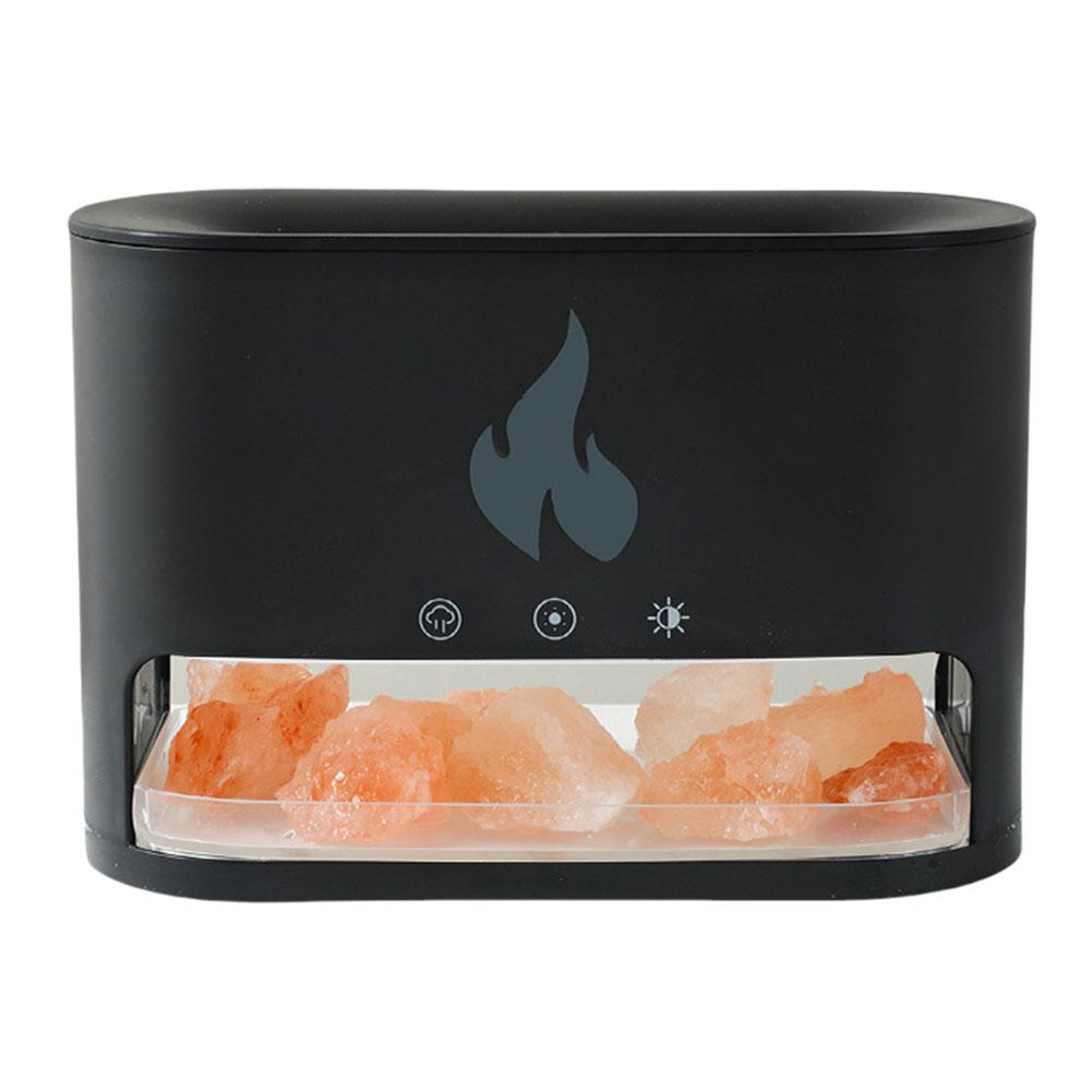 

250ml Himalayan Salt Lamp Scent Diffuser with 7 Colors Light & Timer Aromatherapy Diffuser Air Diffuser Humidifier for Home Room чёрный