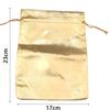 5-10Pcs Silver/Gold Foil Cloth Drawstring Bags Jewelry Gift Bags Candy Beads Bracelet Packing Pouch For Wedding Gift Storage Bag