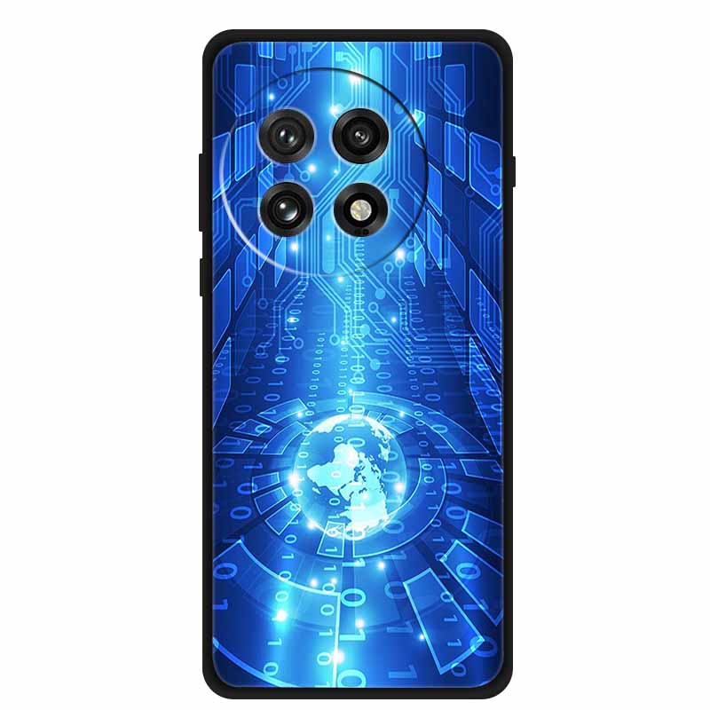 For OnePlus Ace 5 5G Phone Case Wolf Soft Black Silicone Case For OnePlus 13 5G Ace 5 Ace5 Pro 13R Back Cover Case Shockproof