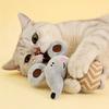 Cat Plush Toy Stuffed Animal Cute Mouse Chick Catnip Toy Penguin Shape Soft Chew Toy