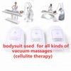 5 pcs Bodysuit Body Slimming Suit Disposable Vacuum Roller Therapy Machine White Color M L XL Size Shape Body Beauty Salon Use