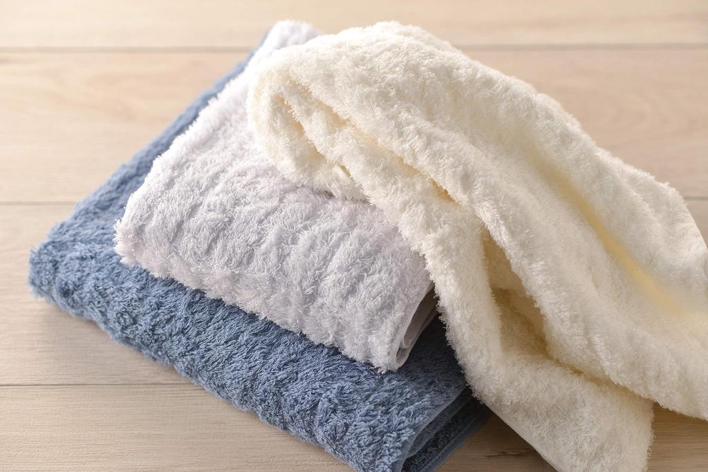 Marushin Bath Made In Imabari Yutaka Imabari 0305083900 Towel, Japan, Towel, 50x100cm, Blue, Craft,