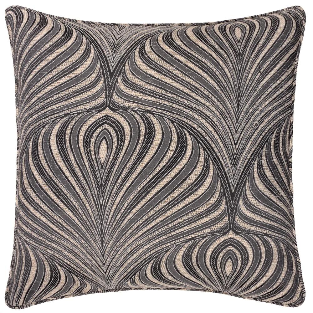 Paoletti Gatsby Piping Detail Jacquard Cushion Cover