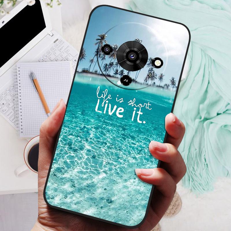 For ZTE Blade A76 5G Z2469N Case TPU Soft Rose Panda Cute Silicone Case Covers For ZTE Blade A76 A 76 BladeA76 5G Phone Cases