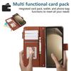 Lanyard+long Strap Crossbody Phone Case for Samsung Galaxy Z Fold 7 Fold6 5 4 3 Zipper&buckle Leather Card Holder Wallet Cover