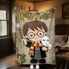 1 Stück Harry Potter, Hogwarts, Hedwig Outdoor Flanell Überwurfdecke Ganzjahres Weiche Wärme, Heimdekoration 1031165