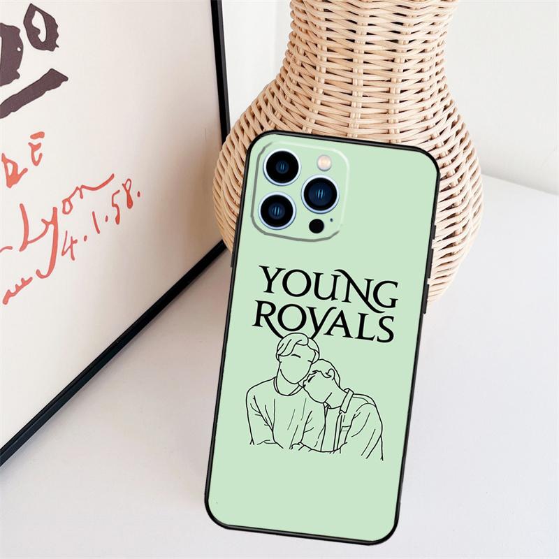 Young Royals Simon and Wilhelm Funda For iPhone 16 15 Pro 14 Pro Max Plus 11 13 12 Mini X XS XR Phone Case