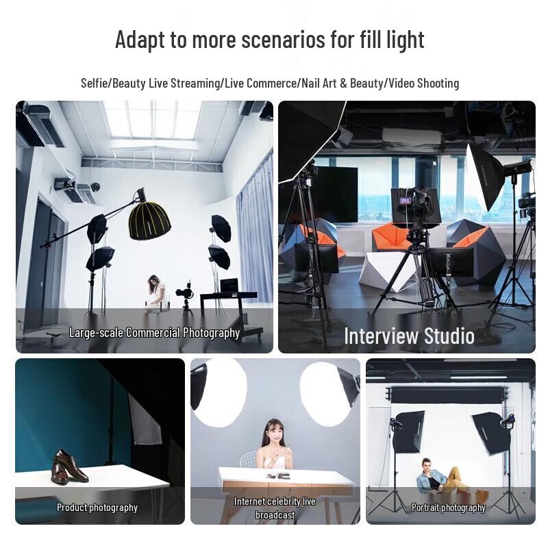 Jasvy Max300W Photography and Video Spotlight