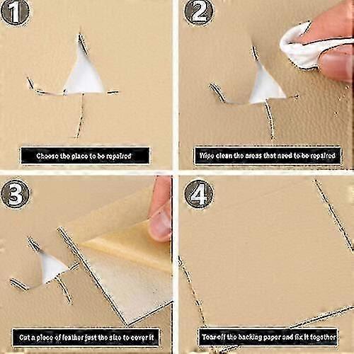 Self Adhesive Leather Repair Patch Couch Sofa Car Seat Chair Renovation Sticker