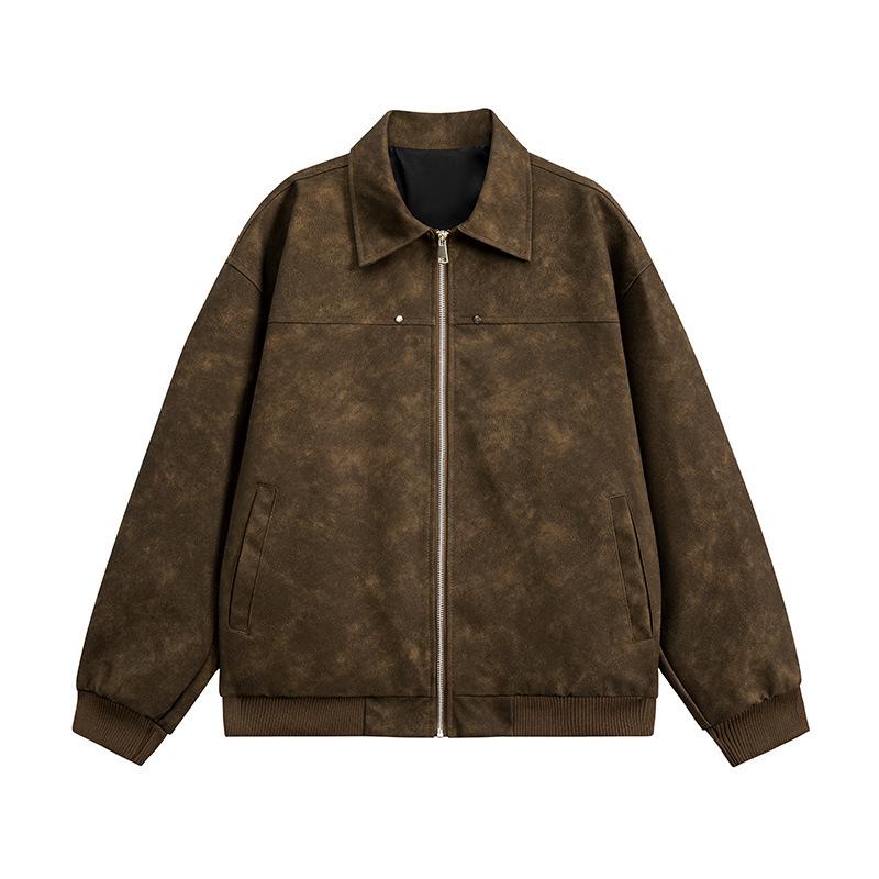 2025 Hipster Jacket: Men's High Street Trend, Hong Kong, Japanese Harajuku & Korean Style, Spring/Autumn, Loose Fit